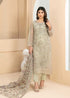 MARIA B 3PC Lawn Cotton Neck Embroidered With Handmade Working Dupatta Shafoon Embroidered GLB-1927-PR