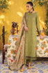 3PC Lawn Cotton Neck Embroidered With Handmade Working Dupatta Shafoon Embroidered GLB-1919-PZ