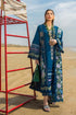 3 Piece Unstitched Heavy Embroidered Lawn Suit Embroidered Organza Dupatta GLB 2005-RZ