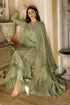 3 Pc Heavy Embroidered Lawn Suite With Full Embroidered Organza Dupatta GLB 2006-RZ